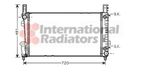 Radiator, racire motor 30002364 VAN WEZEL - Radiator apa/piese Radiator, racire motor 30002364 VAN WEZEL - Radiator apa/piese