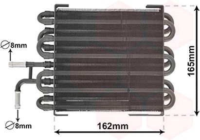 Radiator, racire motor 30002443 VAN WEZEL - Radiator apa/piese