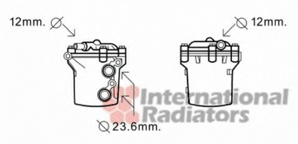 Radiator ulei, ulei motor 30003541 VAN WEZEL - Radiator ulei Radiator ulei, ulei motor 30003541 VAN WEZEL - Radiator ulei