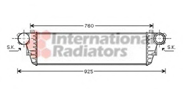 Intercooler, compresor 30004379 VAN WEZEL - Turbocompressor Intercooler, compresor 30004379 VAN WEZEL - Turbocompressor