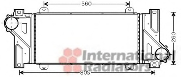 Intercooler, compresor 30004448 VAN WEZEL - Turbocompressor Intercooler, compresor 30004448 VAN WEZEL - Turbocompressor