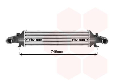 Intercooler, compresor 30004593 VAN WEZEL - Turbocompressor Intercooler, compresor 30004593 VAN WEZEL - Turbocompressor