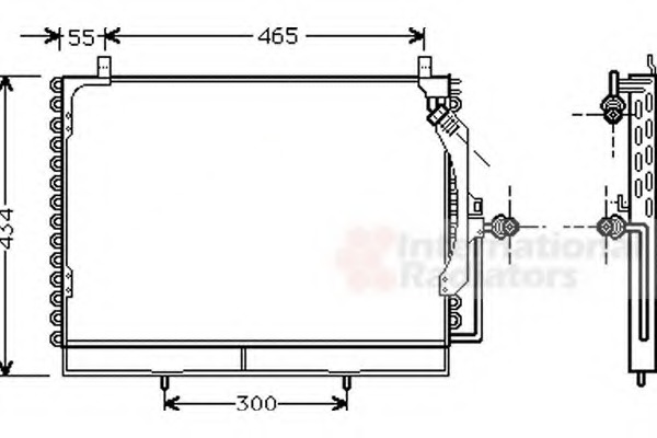 Condensator, climatizare 30005161 VAN WEZEL - Radiator clima Condensator, climatizare 30005161 VAN WEZEL - Radiator clima