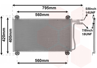 Condensator, climatizare 30005219 VAN WEZEL - Radiator clima Condensator, climatizare 30005219 VAN WEZEL - Radiator clima