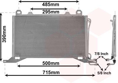Condensator, climatizare 30005222 VAN WEZEL - Radiator clima Condensator, climatizare 30005222 VAN WEZEL - Radiator clima