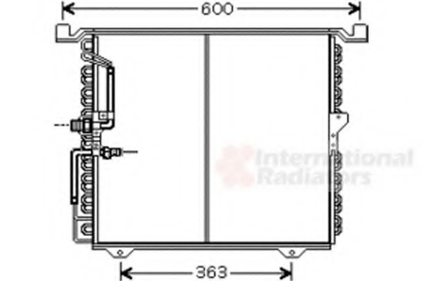 Condensator, climatizare 30005388 VAN WEZEL - Radiator clima Condensator, climatizare 30005388 VAN WEZEL - Radiator clima