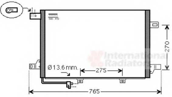 Condensator, climatizare 30005579 VAN WEZEL - Radiator clima Condensator, climatizare 30005579 VAN WEZEL - Radiator clima