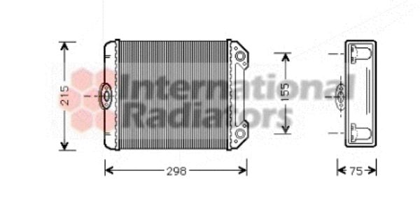 Schimbator caldura, incalzire habitaclu 30006171 VAN WEZEL - Schimbator caldura Schimbator caldura, incalzire habitaclu 30006171 VAN WEZEL - Schimbator caldura