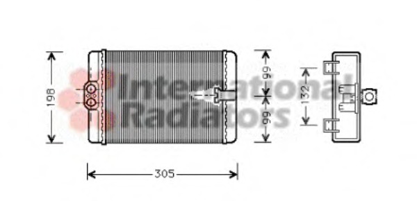 Schimbator caldura, incalzire habitaclu 30006186 VAN WEZEL - Schimbator caldura Schimbator caldura, incalzire habitaclu 30006186 VAN WEZEL - Schimbator caldura