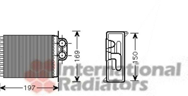Schimbator caldura, incalzire habitaclu 30006400 VAN WEZEL - Schimbator caldura Schimbator caldura, incalzire habitaclu 30006400 VAN WEZEL - Schimbator caldura