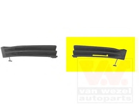 Acoperire, bara protectie 3030593 VAN WEZEL - Caroserie1 Acoperire, bara protectie 3030593 VAN WEZEL - Caroserie1