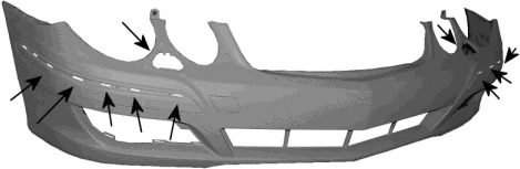 tampon 3043576 VAN WEZEL - Bara fata | piese (bara,grila,ramforsare,spoiler,deflector) tampon 3043576 VAN WEZEL - Bara fata | piese (bara,grila,ramforsare,spoiler,deflector)