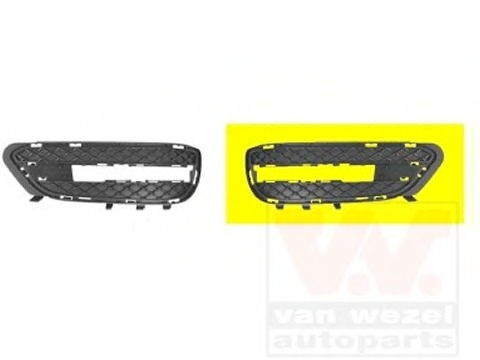 Grila ventilatie, bara protectie 3044593 VAN WEZEL - Bara fata | piese (bara,grila,ramforsare,spoiler,deflector) Grila ventilatie, bara protectie 3044593 VAN WEZEL - Bara fata | piese (bara,grila,ramforsare,spoiler,deflector)