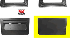 Portiera spate 3075150 VAN WEZEL - Trapa/ capota/ usi/ acoperis escamotabil/ pavilion pliant