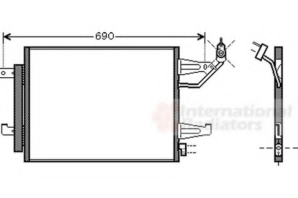Condensator, climatizare 32005177 VAN WEZEL - Radiator clima Condensator, climatizare 32005177 VAN WEZEL - Radiator clima