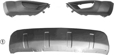 spoiler 3272501 VAN WEZEL - Elemente/piese montaj