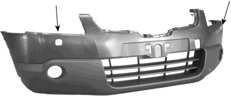tampon 3388571 VAN WEZEL - Bara fata | piese (bara,grila,ramforsare,spoiler,deflector) tampon 3388571 VAN WEZEL - Bara fata | piese (bara,grila,ramforsare,spoiler,deflector)