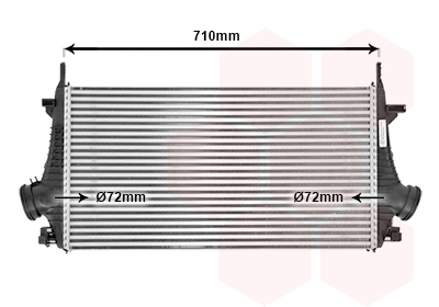 Intercooler, compresor 37004476 VAN WEZEL - Turbocompressor Intercooler, compresor 37004476 VAN WEZEL - Turbocompressor