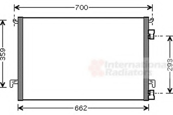 Condensator, climatizare 37005334 VAN WEZEL - Radiator clima Condensator, climatizare 37005334 VAN WEZEL - Radiator clima