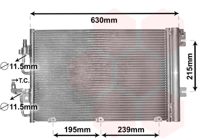 Condensator, climatizare 37005366 VAN WEZEL - Radiator clima Condensator, climatizare 37005366 VAN WEZEL - Radiator clima