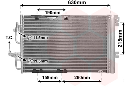 Condensator, climatizare 37005367 VAN WEZEL - Radiator clima Condensator, climatizare 37005367 VAN WEZEL - Radiator clima