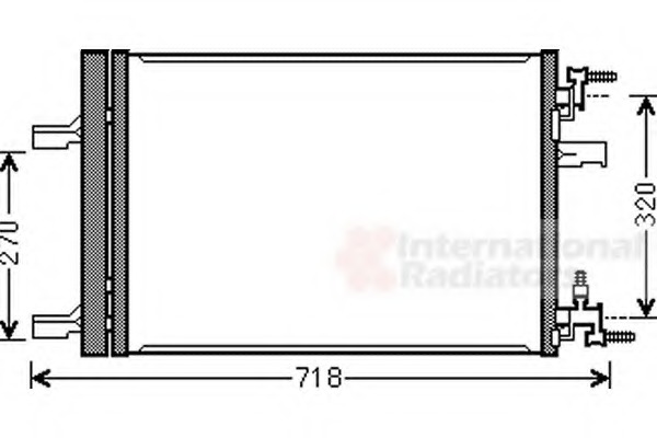 Condensator, climatizare 37005500 VAN WEZEL - Radiator clima Condensator, climatizare 37005500 VAN WEZEL - Radiator clima