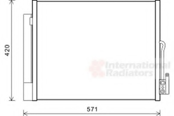 Condensator, climatizare 37005560 VAN WEZEL - Radiator clima Condensator, climatizare 37005560 VAN WEZEL - Radiator clima