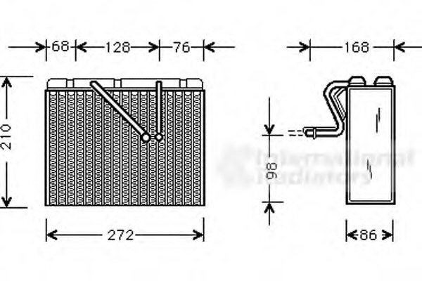 evaporator,aer conditionat 3700V300 VAN WEZEL - Vaporizator evaporator,aer conditionat 3700V300 VAN WEZEL - Vaporizator