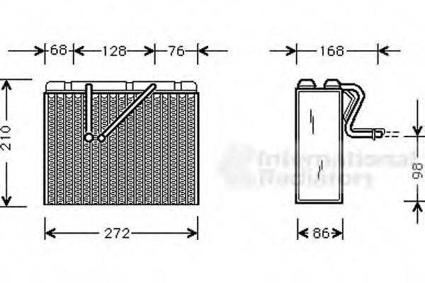 evaporator,aer conditionat 3700V301 VAN WEZEL - Vaporizator evaporator,aer conditionat 3700V301 VAN WEZEL - Vaporizator