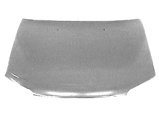 Capota motor 3715660 VAN WEZEL - Capota fata/piese/izolare fonica