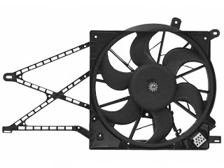 Ventilator, radiator 3742746 VAN WEZEL - Gmv (electroventilator )