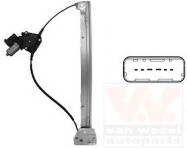 Mecanism actionare geam 3797263 VAN WEZEL - Geamuri actionate electric