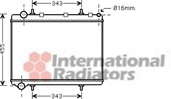 Radiator, racire motor 40002259 VAN WEZEL - Radiator apa/piese Radiator, racire motor 40002259 VAN WEZEL - Radiator apa/piese