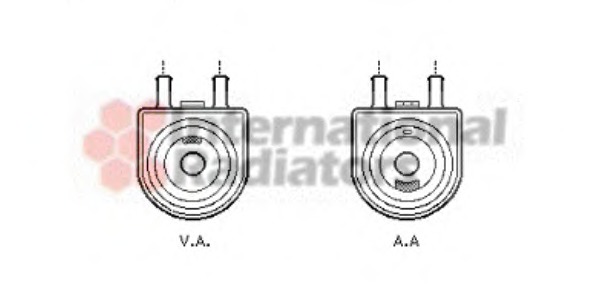Radiator ulei, ulei motor 40003285 VAN WEZEL - Radiator ulei Radiator ulei, ulei motor 40003285 VAN WEZEL - Radiator ulei