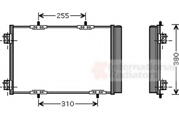 Condensator, climatizare 40005291 VAN WEZEL - Radiator clima Condensator, climatizare 40005291 VAN WEZEL - Radiator clima