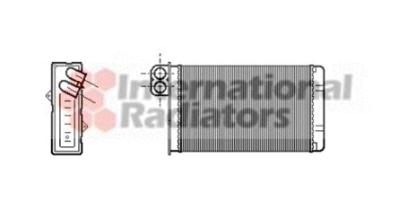 Schimbator caldura, incalzire habitaclu 40006233 VAN WEZEL - Radiator incalzire interior Schimbator caldura, incalzire habitaclu 40006233 VAN WEZEL - Radiator incalzire interior