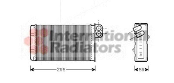 Schimbator caldura, incalzire habitaclu 40006240 VAN WEZEL - Schimbator caldura Schimbator caldura, incalzire habitaclu 40006240 VAN WEZEL - Schimbator caldura