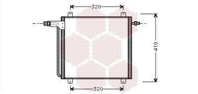 Condensator, climatizare 43005200 VAN WEZEL - Radiator clima Condensator, climatizare 43005200 VAN WEZEL - Radiator clima