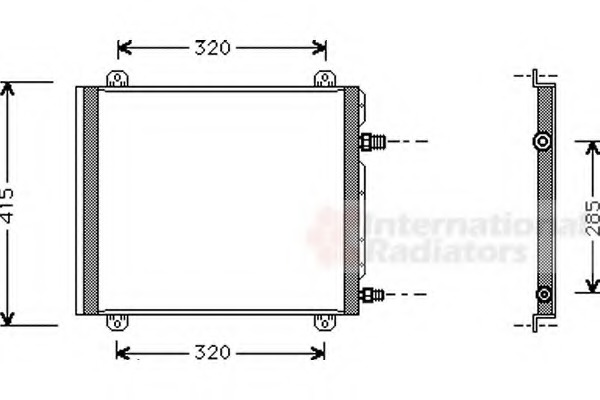 Condensator, climatizare 43005235 VAN WEZEL - Radiator clima Condensator, climatizare 43005235 VAN WEZEL - Radiator clima