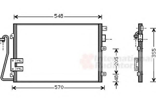 Condensator, climatizare 43005275 VAN WEZEL - Radiator clima Condensator, climatizare 43005275 VAN WEZEL - Radiator clima