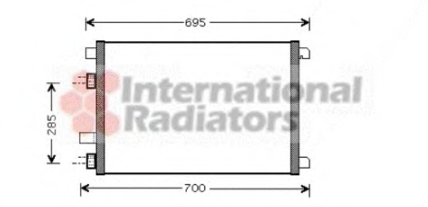 Condensator, climatizare 43005305 VAN WEZEL - Radiator clima Condensator, climatizare 43005305 VAN WEZEL - Radiator clima