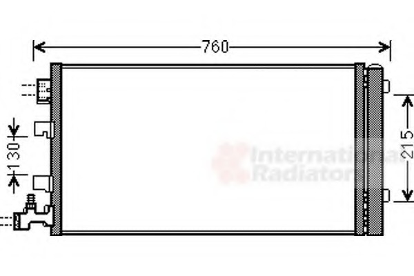 Condensator, climatizare 43005449 VAN WEZEL - Radiator clima Condensator, climatizare 43005449 VAN WEZEL - Radiator clima