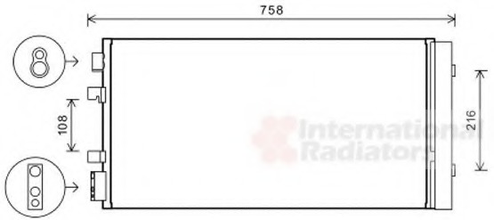 Condensator, climatizare 43005483 VAN WEZEL - Radiator clima Condensator, climatizare 43005483 VAN WEZEL - Radiator clima
