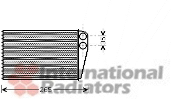 Schimbator caldura, incalzire habitaclu 43006354 VAN WEZEL - Schimbator caldura Schimbator caldura, incalzire habitaclu 43006354 VAN WEZEL - Schimbator caldura