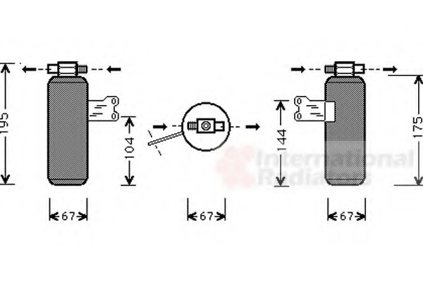 uscator,aer conditionat 4300D027 VAN WEZEL - Uscator uscator,aer conditionat 4300D027 VAN WEZEL - Uscator