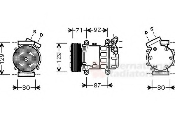 Compresor, climatizare 4300K401 VAN WEZEL - Compresor/piese Compresor, climatizare 4300K401 VAN WEZEL - Compresor/piese