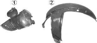 carenaj,cpasaj roata 4310434 VAN WEZEL - Carenaj roata (aripa interioara)