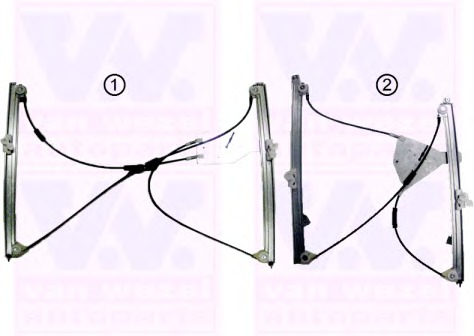 Mecanism actionare geam 4331265 VAN WEZEL - Geamuri actionate electric