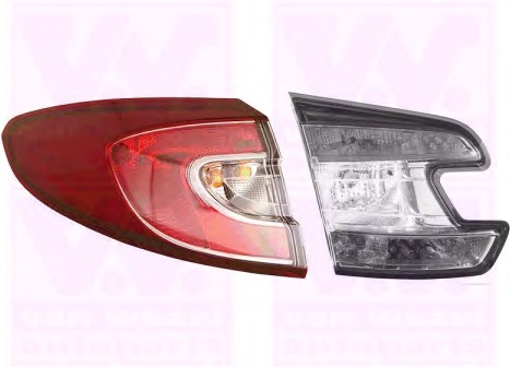 Lampa spate 4377935 VAN WEZEL - Stopuri / elemente Lampa spate 4377935 VAN WEZEL - Stopuri / elemente
