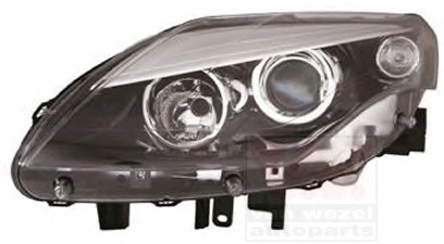 Far 4383961V VAN WEZEL - Fata vehicul